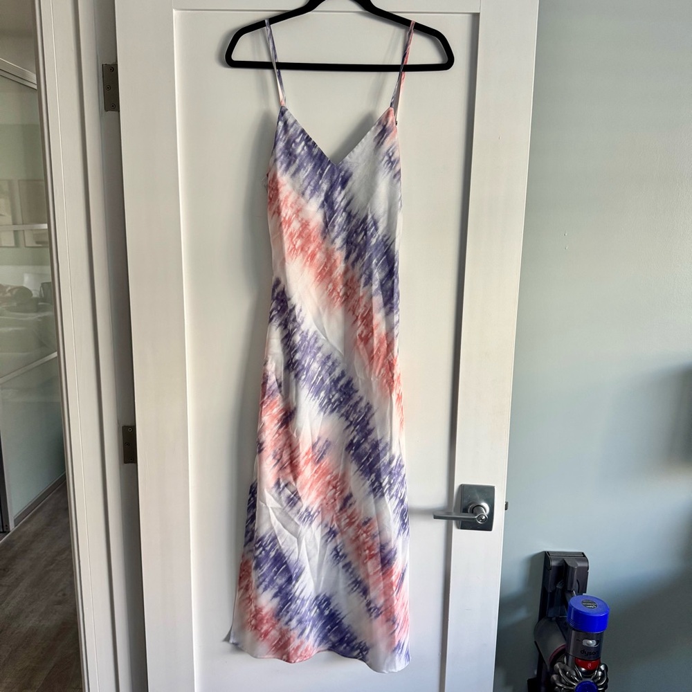 re:named Satin Midi Dress NWT